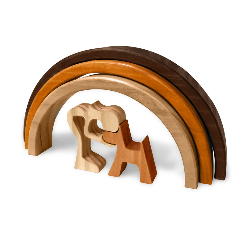 Capti Rainbow Bridge Dog Memorial Gifts, Cat Memorial Gifts - I'll Meet You at The Rainbow Bridge - Pet Loss Gifts, Bereavement, Sympathy Keepsake Dog Mom, Dog Dad for Loss of Pet Dog and Woman - BeesActive Australia