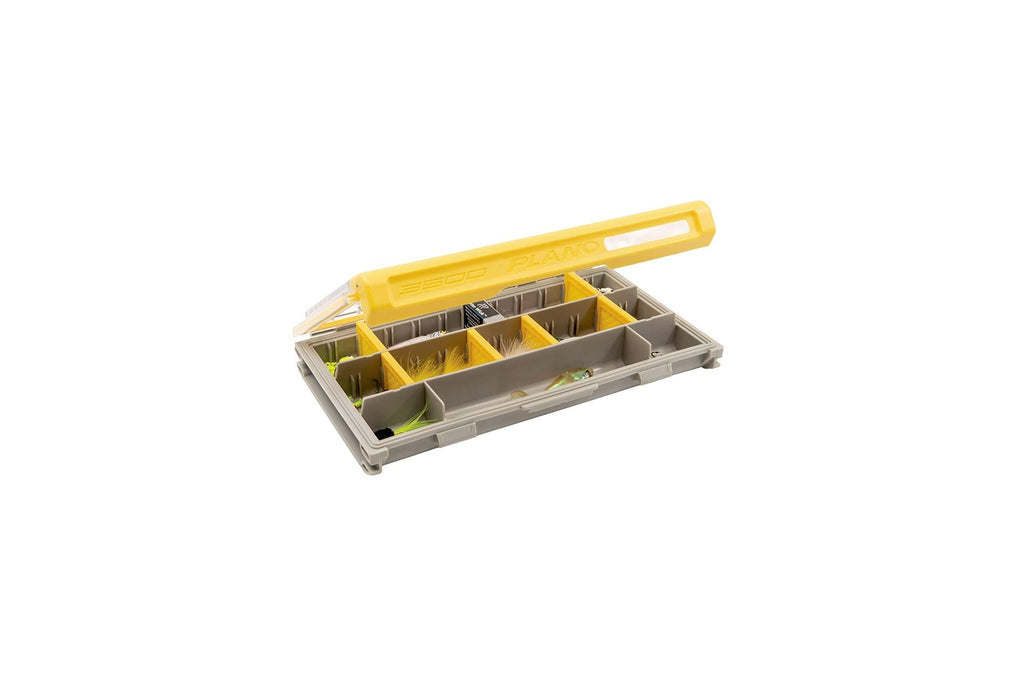 Plano Edge 3500 Tackle Storage | Premium Tackle Organization with Rust Prevention | Clear/Yellow - BeesActive Australia