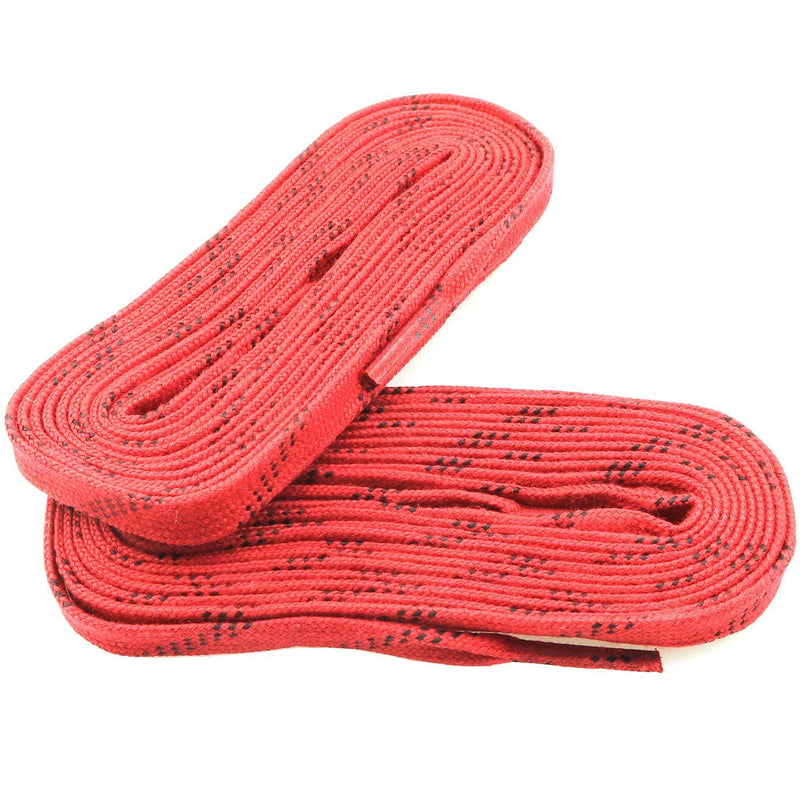 Ruiwaer 1Pair Waxed Skate Lace Sport Shoelaces for Sports Roller Derby Skates Hockey Skate, 120 Inches Long, Dark Red - BeesActive Australia