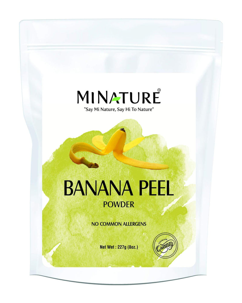 Banana Peel Powder by mi nature | 227 g(8 oz) (0.5 lb) | Banana Peel powder for skin care | Banana Peel Powder for hair care | 100% only banana Peel powder - BeesActive Australia