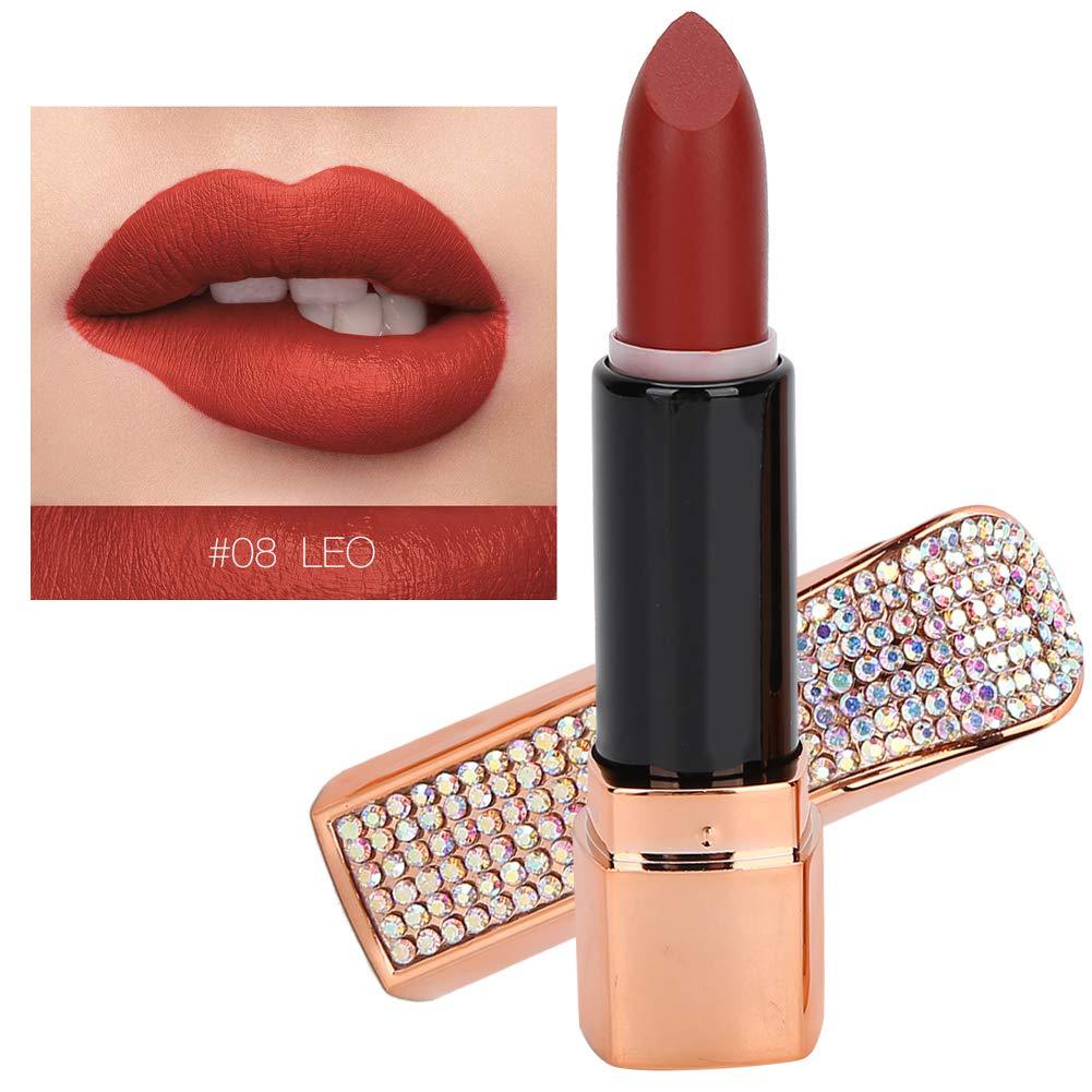 Lipstick Lipstick Set 3 Colors Matte Lipstick Long?lasting Moisturizing Nourishing Lip Makeup Cosmetic Makeup Set for Women Soft and Delicate Texture Not Stick to the Cup Gift Box Packaged(08#) 08# - BeesActive Australia