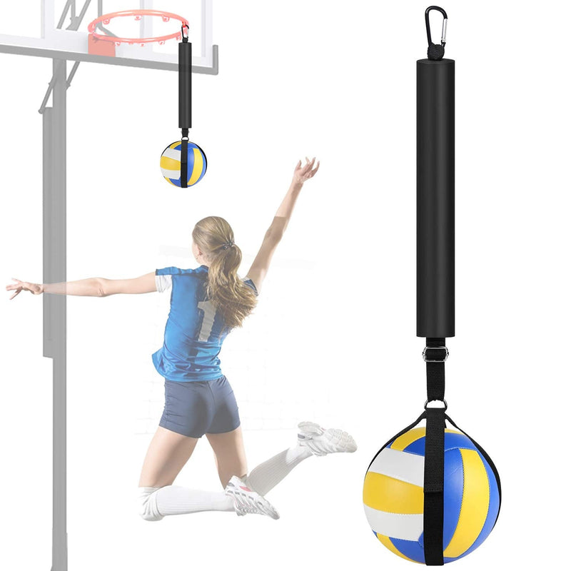 TOBWOLF Volleyball Spike Trainer, Volleyball Spike Training System for Basketball Hoop, Volleyball Equipment Training Aid Improves Serving, Jumping, Arm Swing Mechanics and Spiking Power - BeesActive Australia