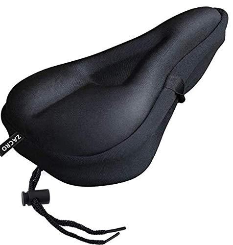 FGLO Mountain Bike Cushion Cover, Non-Slip Comfortable Soft Bicycle Saddle seat Cover, Fitness Bike Saddle seat Cover, Men's, Women's Sports car Cushion Cover black - BeesActive Australia