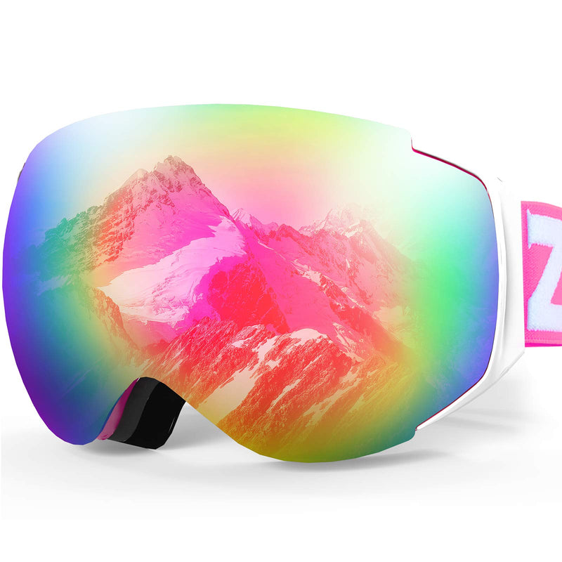 ZIONOR X10 Ski Snowboard Snow Goggles OTG for Men Women Anti-Fog UV Protection - BeesActive Australia