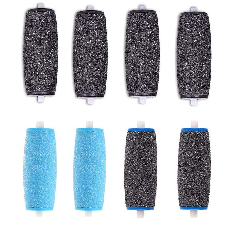 8-Pack Extra Coarse and Regular Coarse Replacement for Amope Pedi Refills Roller Used for Amope Pedi Perfect Foot Files Remover (4+4) - BeesActive Australia