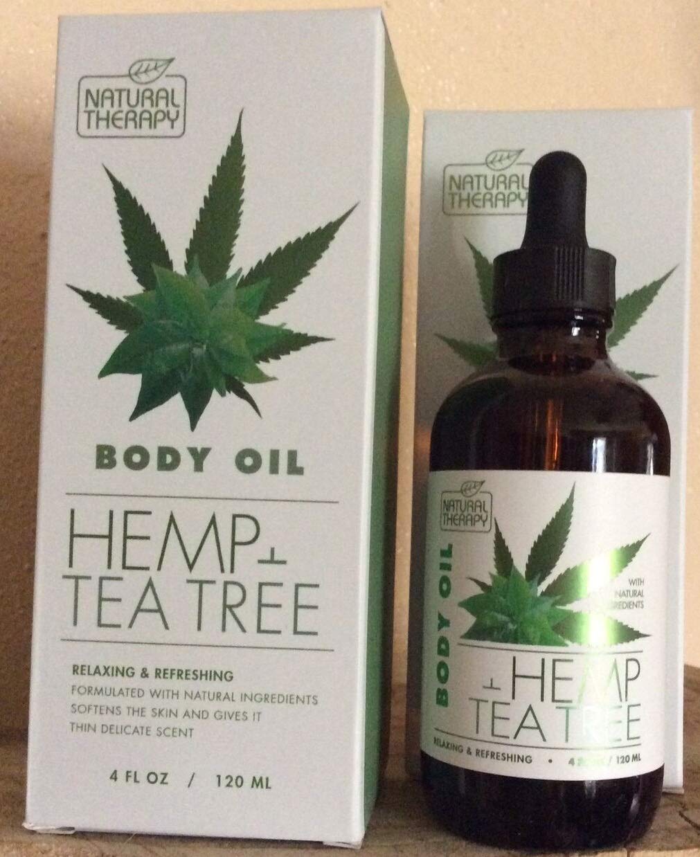 Natural Therapy Body Oil Hemp Tea Tree, 4 Fl Oz - BeesActive Australia