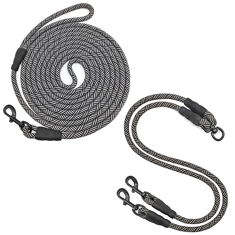 Mycicy 15FT Long Rope Leash+Double Dog Leash Coupler - BeesActive Australia