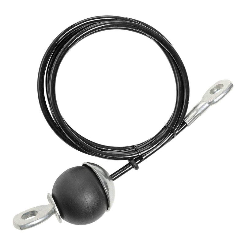 Vishusju Pulley Cable Thick 5mm Steel Wire Rope for Cable Machines Home Gym Equipment Replacement Fitness Exercise Attachment 55" - BeesActive Australia