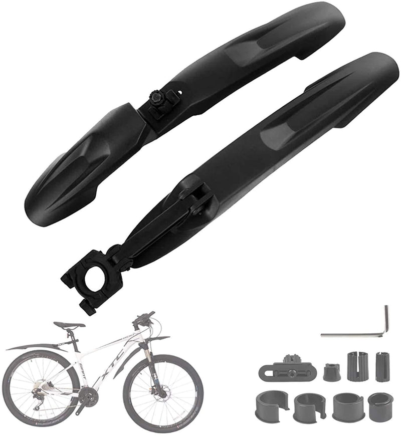 Noheiwur Adjustable Bicycle Mudguard Set Mountain Bike Fenders Rear Mudgaurds Set for Road Bikes Fits 26", 27.5", 29",Weight 7.2 Ounces - BeesActive Australia