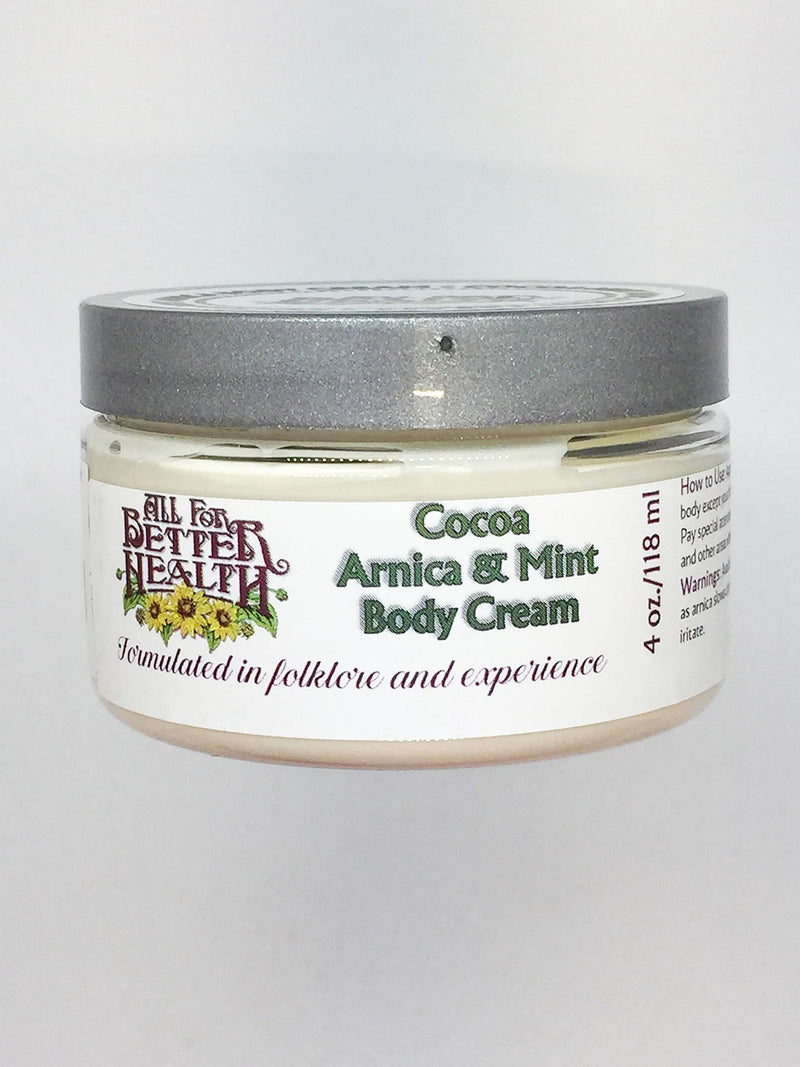 Cocoa Mint Arnica Body Cream - Homeopathic Formula for Soothing Aches and Bruises … 8 oz_Cocoa Mint Arnica Body Cream - BeesActive Australia