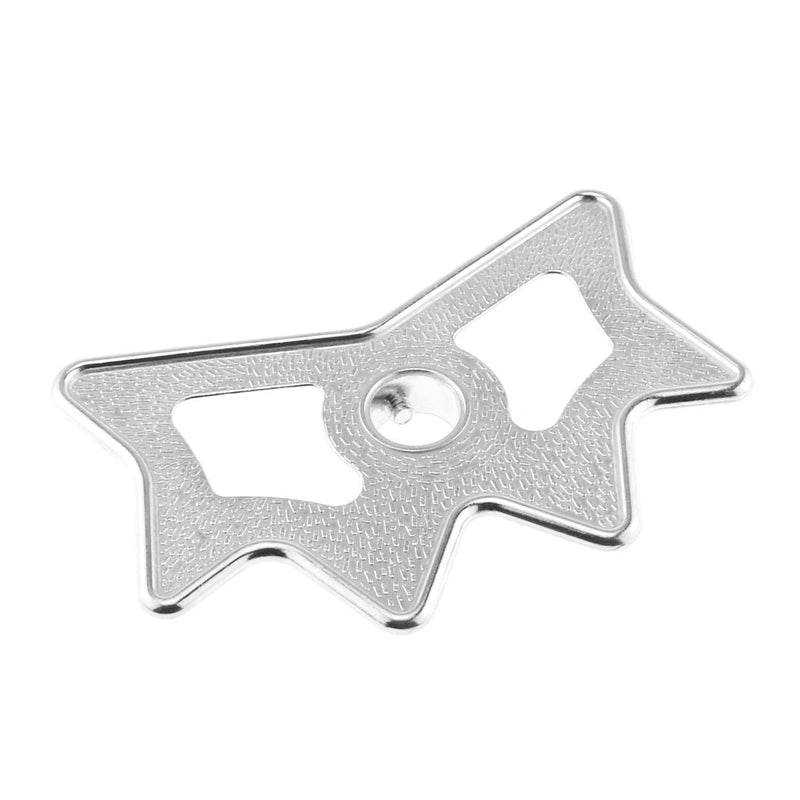 DGZZI Billiard Bridge Head Silver Aluminium Alloy Slip-On Moosehead Bridge Head for Billiard Pool Cue Stick - BeesActive Australia