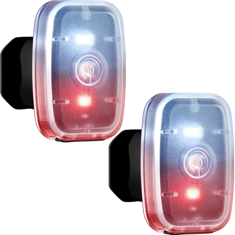 Safe LED Light USB Rechargeable Running Light Clip-on Strobe Light with 5 Lighting Modes High Visibility Accessories for Running Cycling Hiking Walking at Night, Black 2 - BeesActive Australia