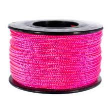 ATWOOD ROPES MFG Micro Utility Cord (Neon Pink) 1.18mm X 125ft Reusable Spool | Tactical Nylon/Polyester Fishing Gear, Jewlery Making, Camping Accessories - BeesActive Australia