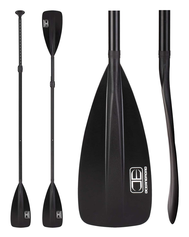 OCEANBROAD SUP Paddle Board Paddle Kayak Paddle 2 Use Paddle Black - BeesActive Australia