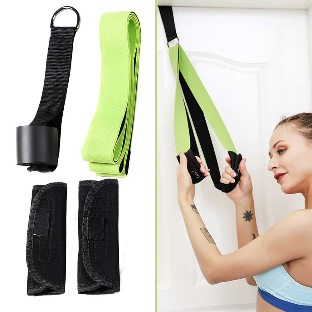 ZOVOTA Exercise Stretch Bands Flexiable Training Resistance Bands All in One Detachable Fitness Strap Home Gym - BeesActive Australia
