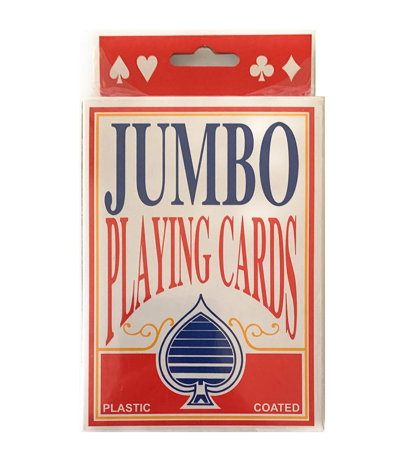 Hapros Jumbo 4x6 Inch Playing Cards Plastic Coated - BeesActive Australia