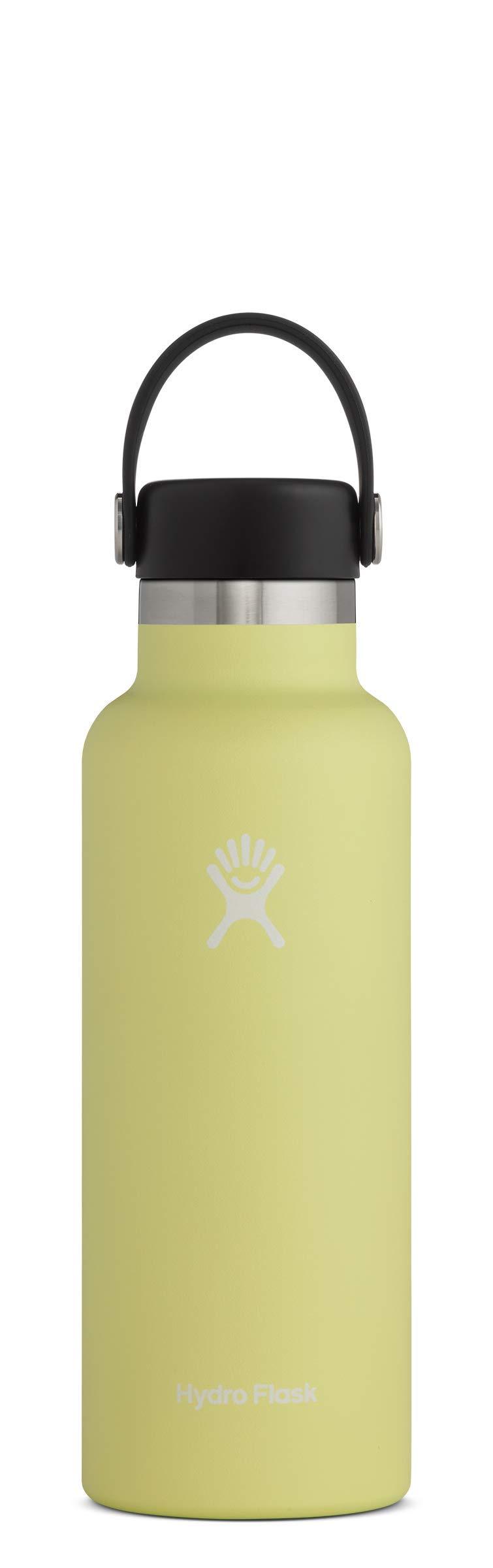 Hydro Flask Water Bottle - Standard Mouth Flex Lid - Multiple Sizes & Colors 24 oz (710 ml) Standard Mouth Pineapple - BeesActive Australia