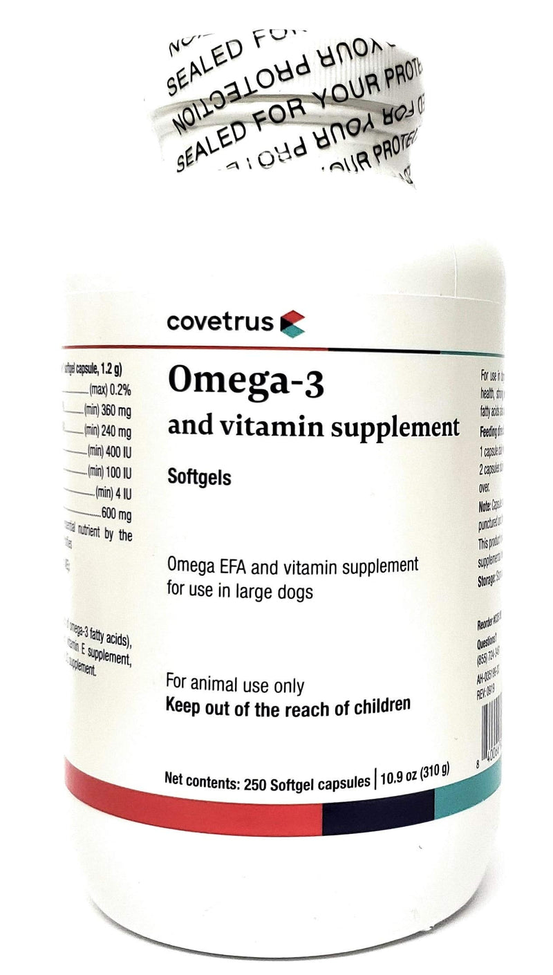 VHOB Omega-3 (Formerly Omega Tri-V) Caps 60-80 lbs 250 Count - BeesActive Australia