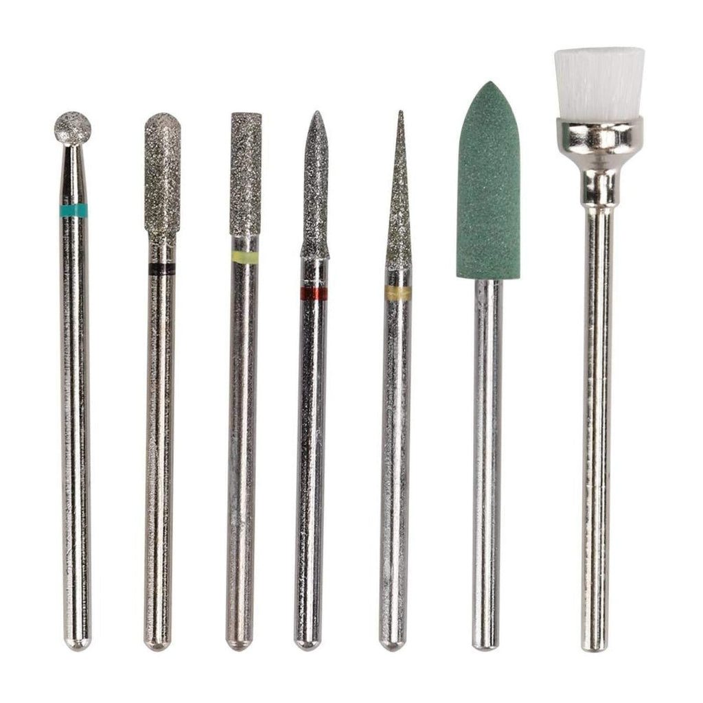 Professional Nail Polisher Accessory Portable Grinding Head Nail Drill Bits for DIY for Home Use for Nail Design for Beauty for Salon (GH-06) GH-06 - BeesActive Australia