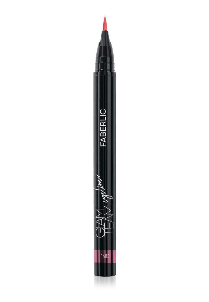 Faberic Stay-On Eyeliner Effortless Perfect Thin Line (Pink Red) Pink Red - BeesActive Australia