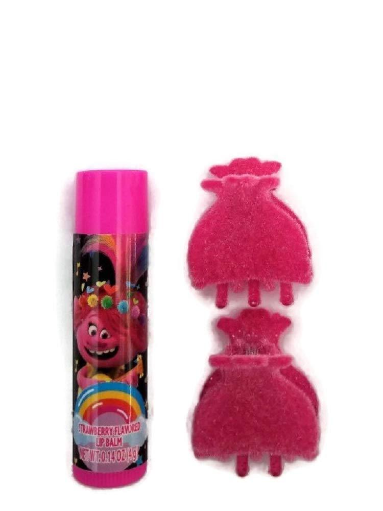 Trolls World Tour Flavored Lip Balm w/ 2 Hair Clips - BeesActive Australia