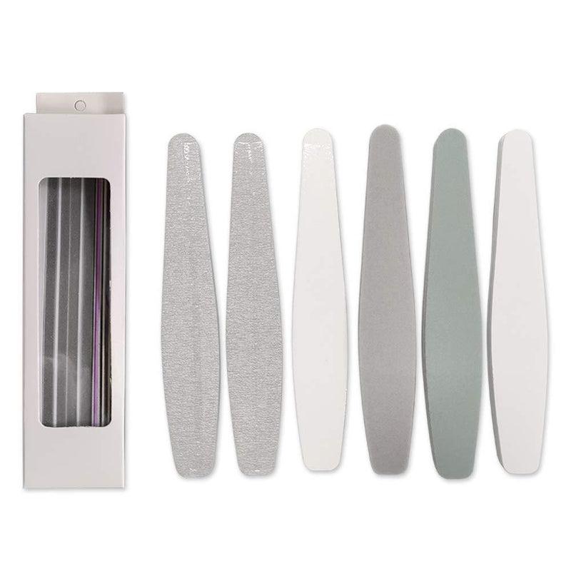 ZEXIN 6Pcs Double Sided Nail Buffering Files Manicure Pedicure Tools Sponge SandpaperNail Files Kit Polishing Block - BeesActive Australia