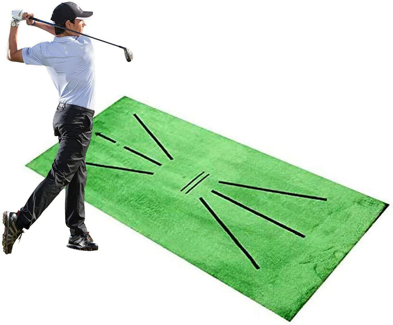 HENGBANG Golf Training Mat for Swing Detection Batting Mini Golf Practice Training Aid Game Gift for Home Office Outdoor Use - BeesActive Australia