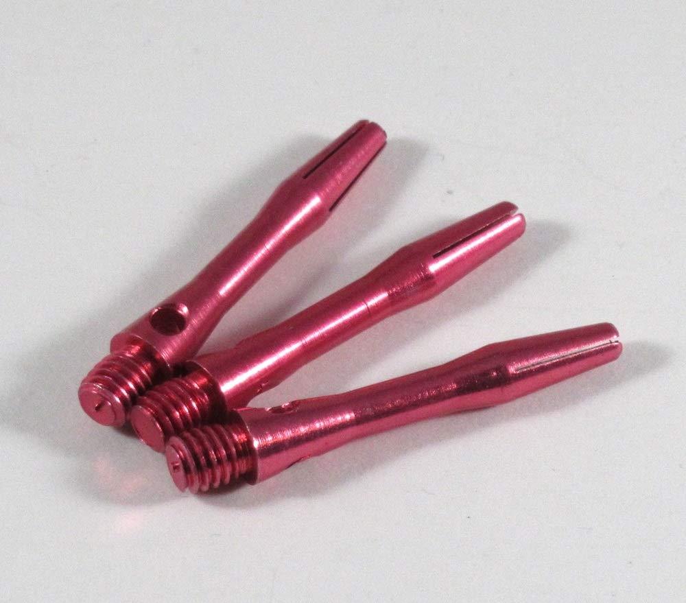 US Darts - 3 Sets (9 shafts) Pink Aluminum Dart Shafts + O'rings, Short - BeesActive Australia