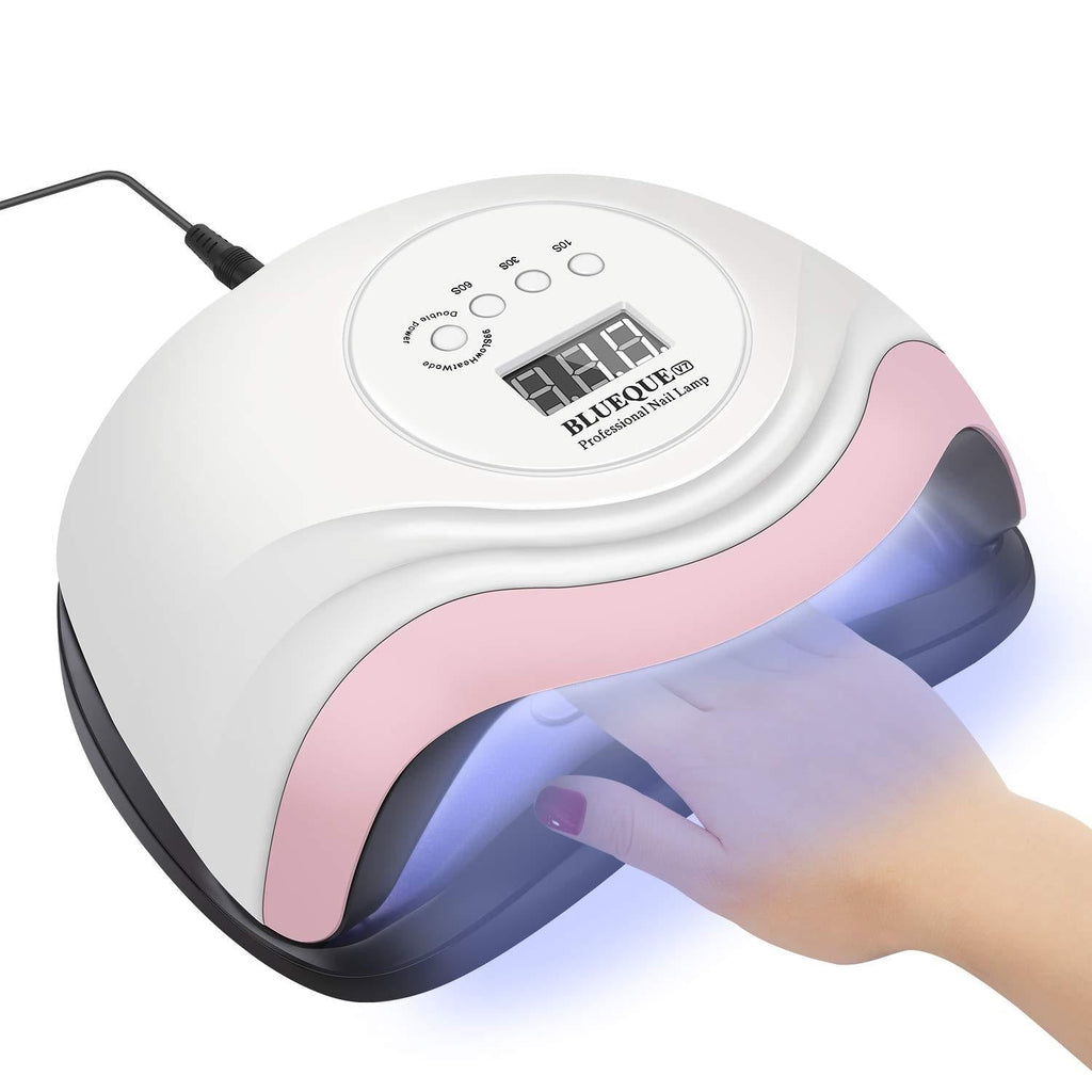 CGBE UV LED Nail Lamp 168W Gel UV Nail Fast Nail Dryer Gel Nail Polish Curing Lamp for Professional Home and Salon with 4 Timer Setting Auto Sensor for Fingernail and Toenail Machine - BeesActive Australia