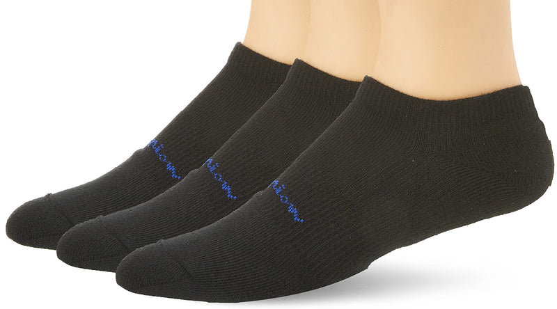 Champion mens Men's No Show Compression Sport Socks 6-12 Black - BeesActive Australia