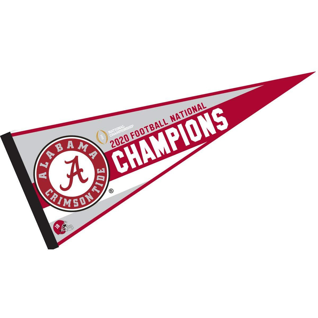 Alabama Crimson Tide College Football 2020 2021 National Champions Pennant Flag - BeesActive Australia