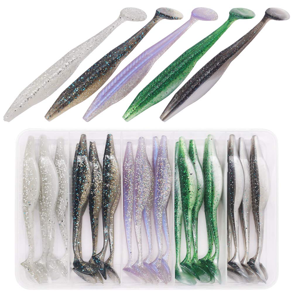 Goture Needlefish Soft Lures, Lead Head Jigs with Pre-Rigged Ultra
