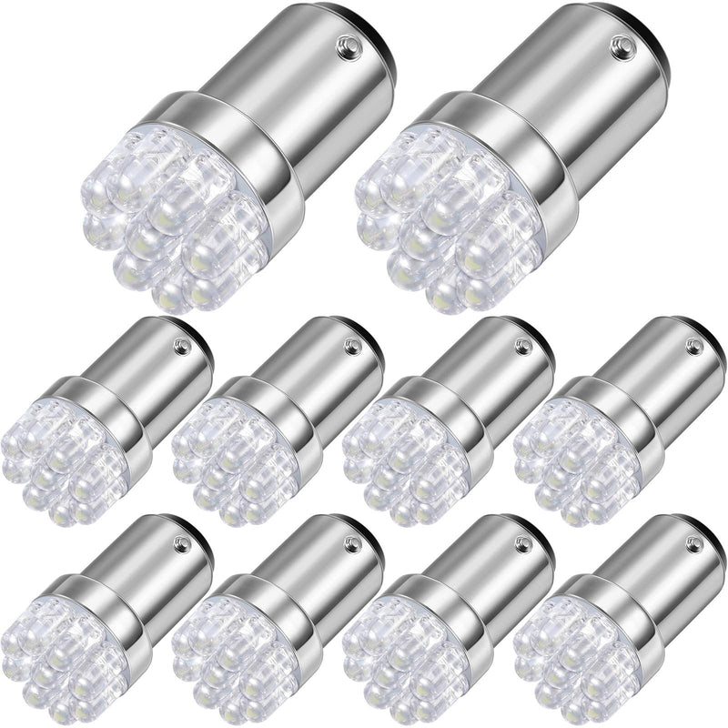 10 Pieces 1004 Marine LED Replacement Bulb 90 Bulb for Boat Navigation Lights BA15D LED Bulb for Boat Lights Bow Stern Marine LED Replacement Boat Accessories, 12V - BeesActive Australia
