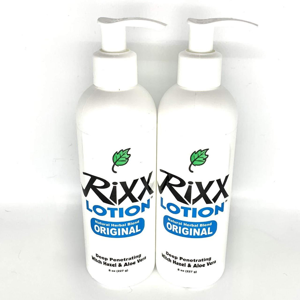 Rixx Lotion Original Natural Herbal Blend (2-pack) with Witch Hazel, Aloe Vera, Shea Butter, Hyaluronic Acid & Essential Oils. Moisturizer and Skin Toner for Face and Body. - BeesActive Australia