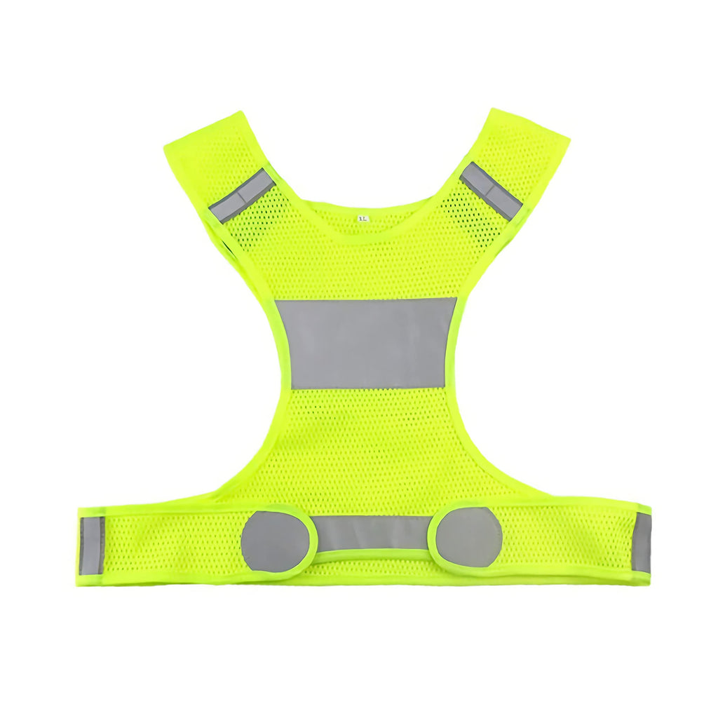 Reflective Running Gear Reflective Vest Adjustable Waisthigh Visibility Vest , Reflective Vest For Running or Cycling Medium Green - BeesActive Australia