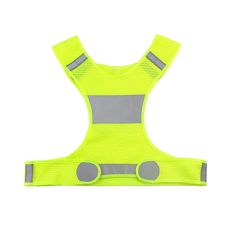 Reflective Running Gear Reflective Vest Adjustable Waisthigh Visibility Vest , Reflective Vest For Running or Cycling Medium Green - BeesActive Australia