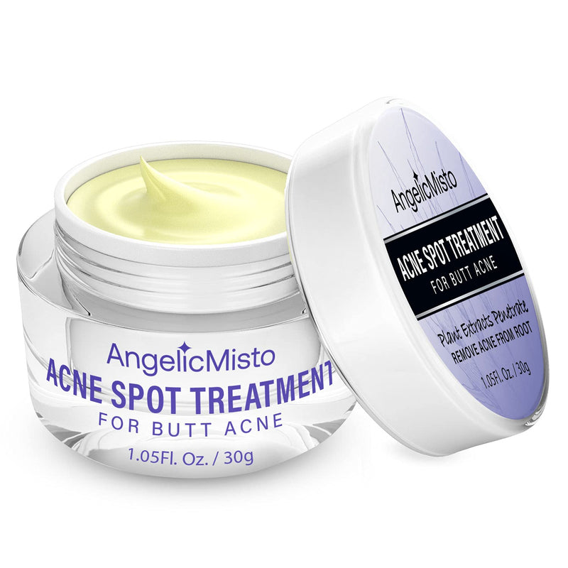 AngelicMisto Butt Acne Clearing Lotion, Butt Acne Clearing Treatment - Penetrate to Treat Buttocks Acne from Root, Gentle with Plant Extracts. 30G - BeesActive Australia
