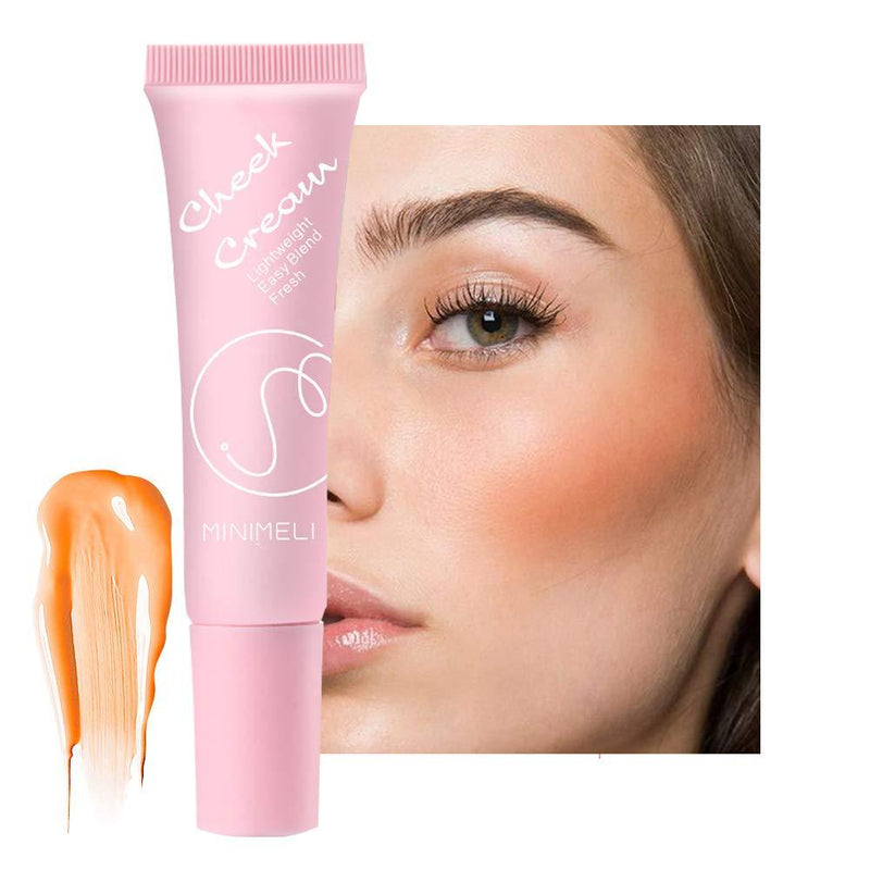 GL-Turelifes Cheek Heat Gel-Cream Liquid Blush Makeup, Lightweight, Breathable Feel, Sheer Flush Of Color, Natural-Looking, Dewy Finish, Liquid Blusher Cheek Color 0.42 Fl Oz (#1) #1 - BeesActive Australia