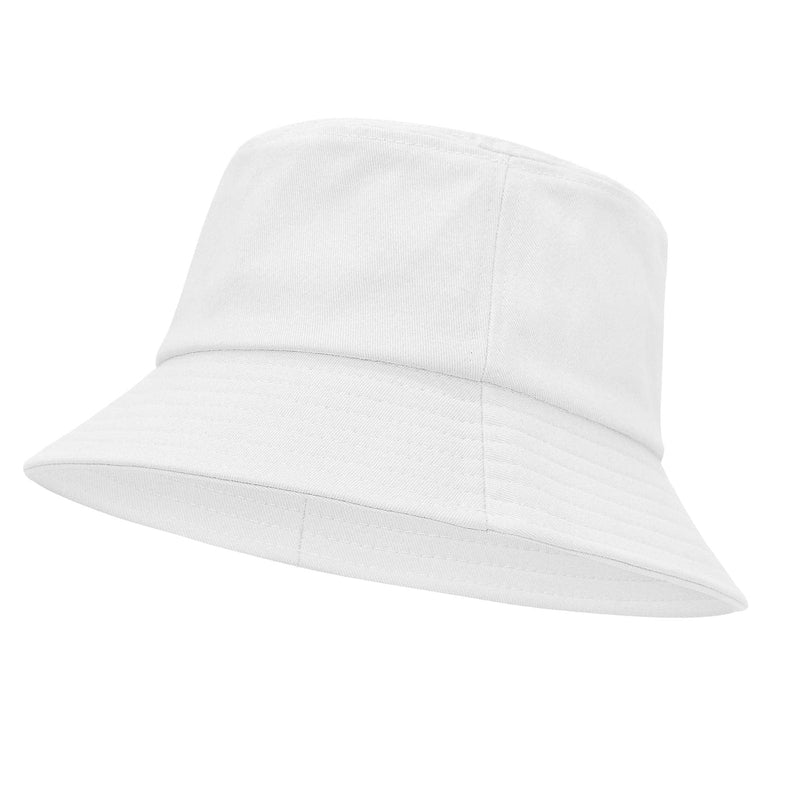 Durio Bucket Hat for Women Teens Travel Summer Womens Bucket Hats Packable Beach Sun Hat One Size A White - BeesActive Australia