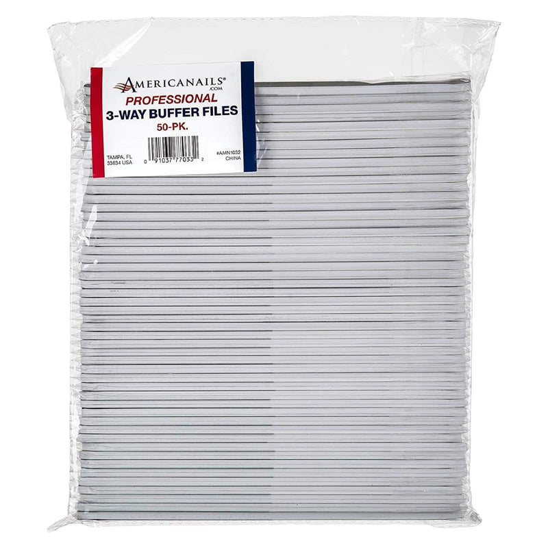 Americanails Professional 3-Way Buffer Files 50ct - BeesActive Australia