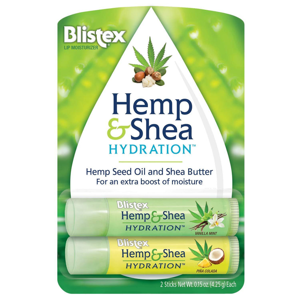 Blistex Hemp & Shea Hydration, 2 count - BeesActive Australia