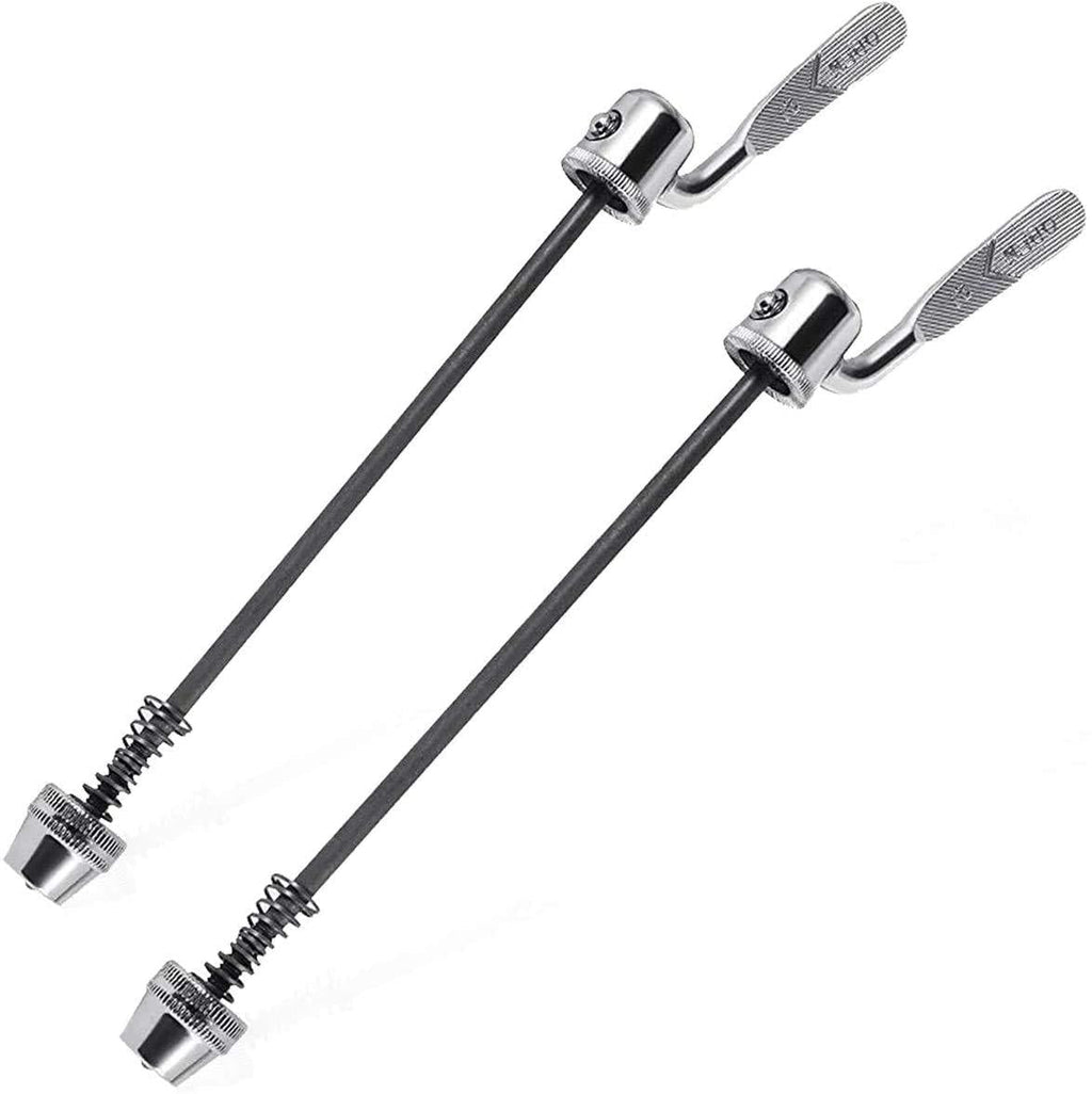 ROLLMOSS 2Pcs Bike Trainer Skewer, Quick Release Skewer, Bicycle Cycling Back Rear Wheel Tire Road Bike for Trainer, Mountain Bike (6.5 Inch) - BeesActive Australia
