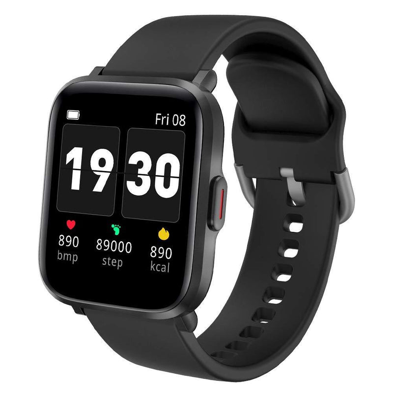 Smart Watch for Men Women, Dr.VIVA CS201C Waterproof Fitness Tracker Watch with Heart Rate Monitor ,Sleep Monitor Pedometer Step/Calories/Distance Counter, Compatible with iPhone Android, Black - BeesActive Australia