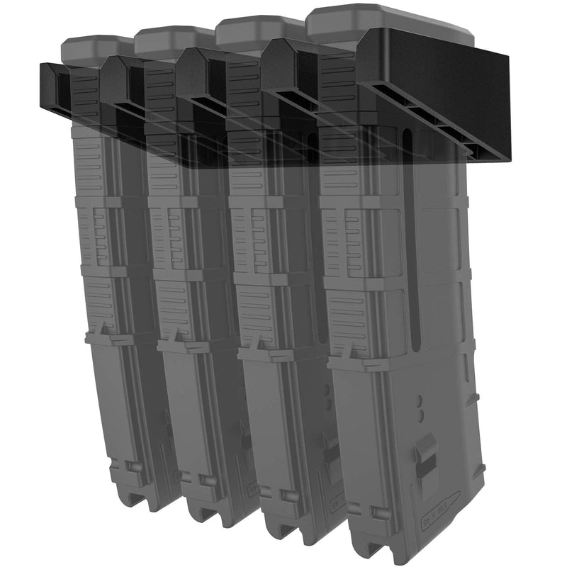 Solid ABS Standard PMAG Wall Mount, Mag Holder, Home Magazine Storage Rack 4 x PMAG Mount 1 Pack - BeesActive Australia