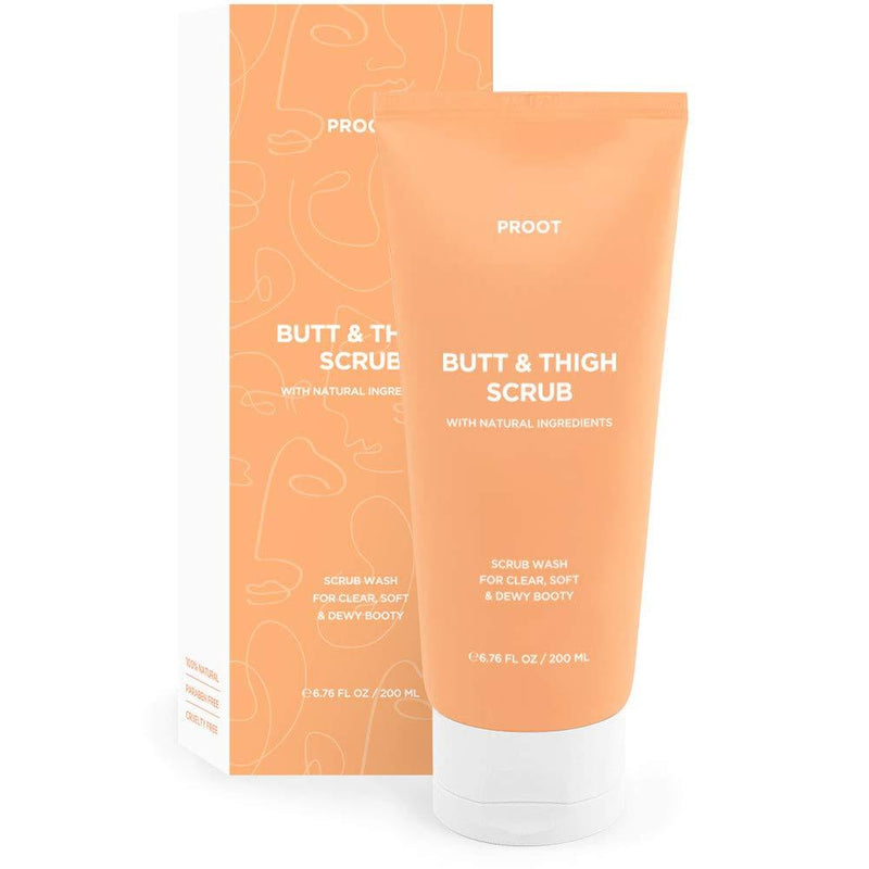 Butt & Thigh Scrub Wash | Exfoliating Booty Scrub for Acne, Cellulite, Ingrown Hair, Bikini & Razor Bump | Calming and Soothing Butt Scrub for Sensitive and Acne Prone Skin | Formulated with Rosemary Extract, Centella Asiatica, and other natural ingred... - BeesActive Australia