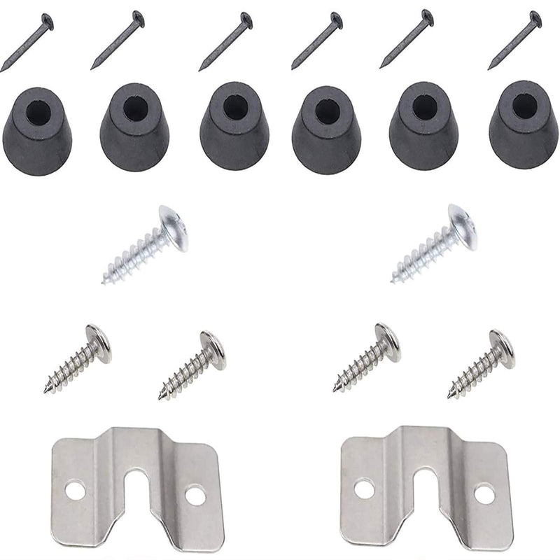 FitTurn Dartboard Mounting Bracket Hanger Kit/Hardware Kit,Dartboard Mounting Bracket Screws for Hanging Dartboard Hardware (Tow Pack) Tow pack - BeesActive Australia