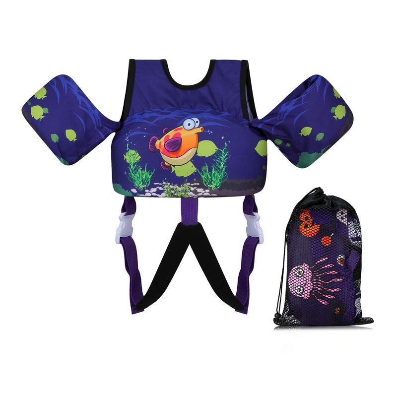 TOAUXUNG Adjustable Kids Swim Vest for Baby Swimming Training,Infant Baby Vest Swim Aid for 22-66 Pounds Boy and Girl - BeesActive Australia