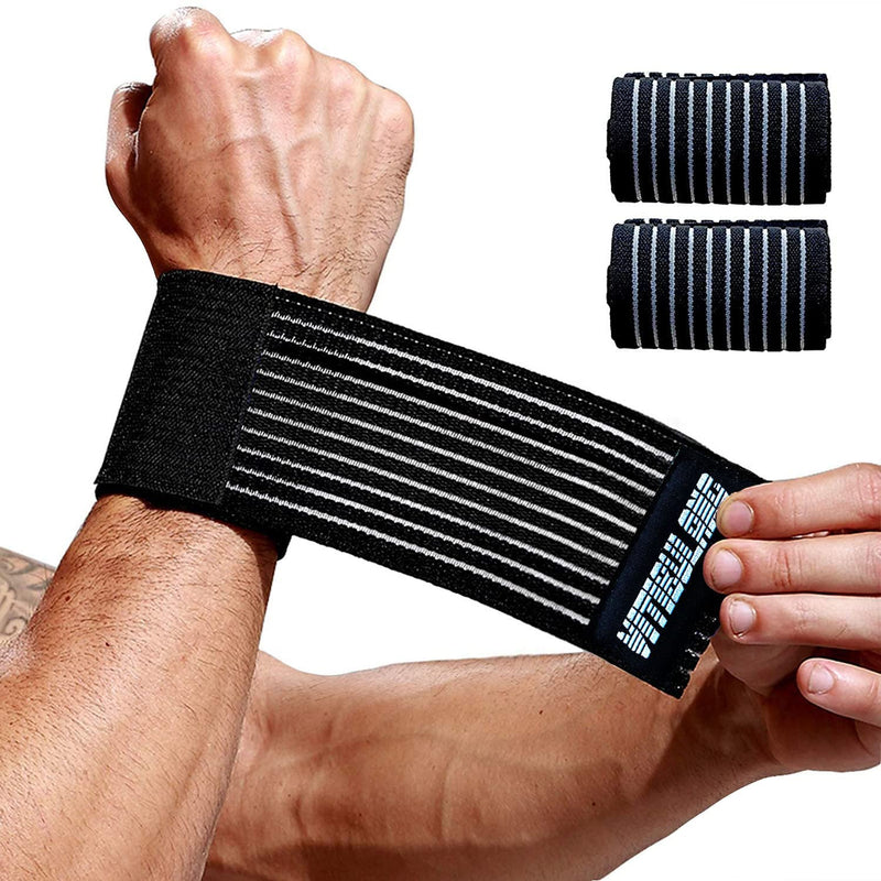 2 Pack Carpal Tunnel Wrist Brace,Wrist Wraps for Working Out,Arthritis Hand Support Bands,Lightweight Wristband for Men Women,Compression Band-Breathable Wristguard-for Fitness Tennis Golf - BeesActive Australia