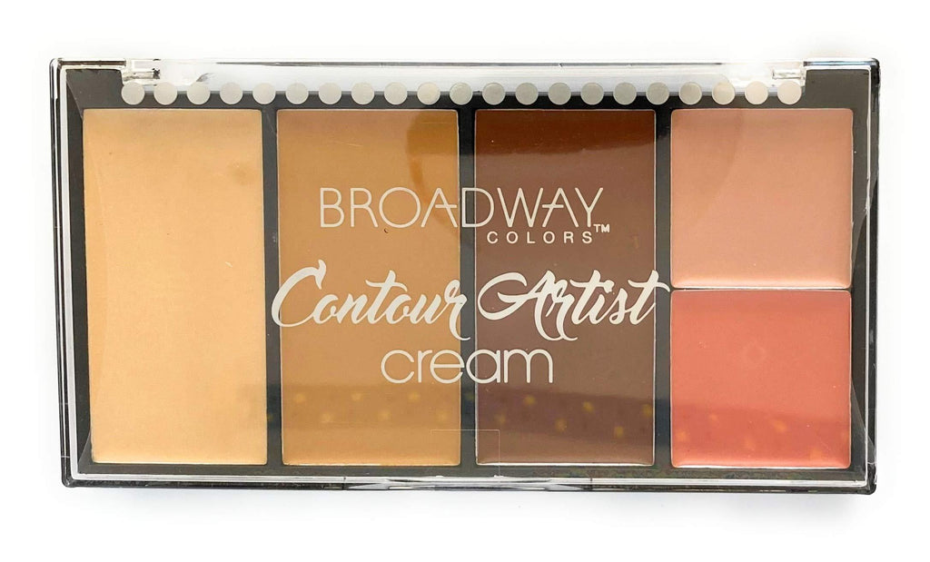 Broadway Colors (1) Contour Artist Cream - Cream Contour Kit - BCK02 Medium/Dark - Net Wt. 0.098 oz. x 3 Contour Creams - 0.052 oz. x 2 Color Collector Creams - BeesActive Australia