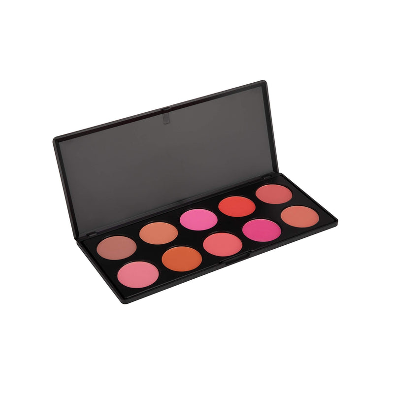 EpiLynx by Dr. Liia Vegan 10 Color Compact Blush Palette - Neutral Colors to Match Every Skin Type - Allergen Free for Sensitive Skin Neutral & Vibrant - BeesActive Australia